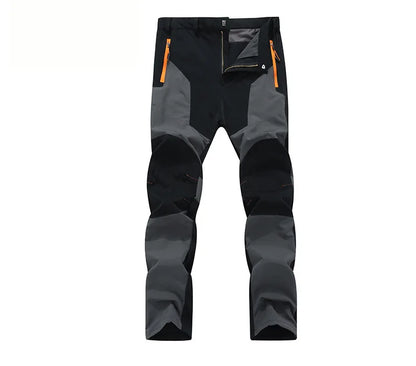 Men's Hiking Pants Summer ultra-thin, Breathable and cool Quick Dry Lightweight Cargo Work Golf Travel Pants with Zipper Pocket