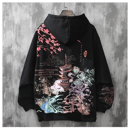 hoodie y2k clothes harajuku Men's anime hip-hop japanese streetwear Sweatshirt hoodies men kpop