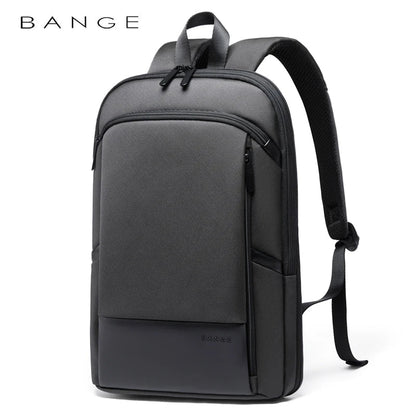 Slim Men Business Expandable Waterproof 15.6" Laptop Backpack Fashion Male Travel Light Scalable Shoulder Bags for Men