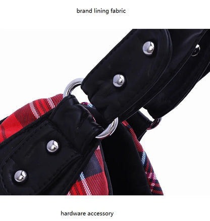 Women Handhag Designers Luxury Hand bags Fashion Women Plaid Shoulder Bags Female Top-handle Bags Large Purse Hobos