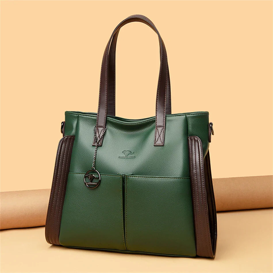 Women Fahsion Tote Bag Handbag Purses Large Luxury Designer Shopper Bag Soft Leather Branded Shoulder Crossbody Messenger Bag