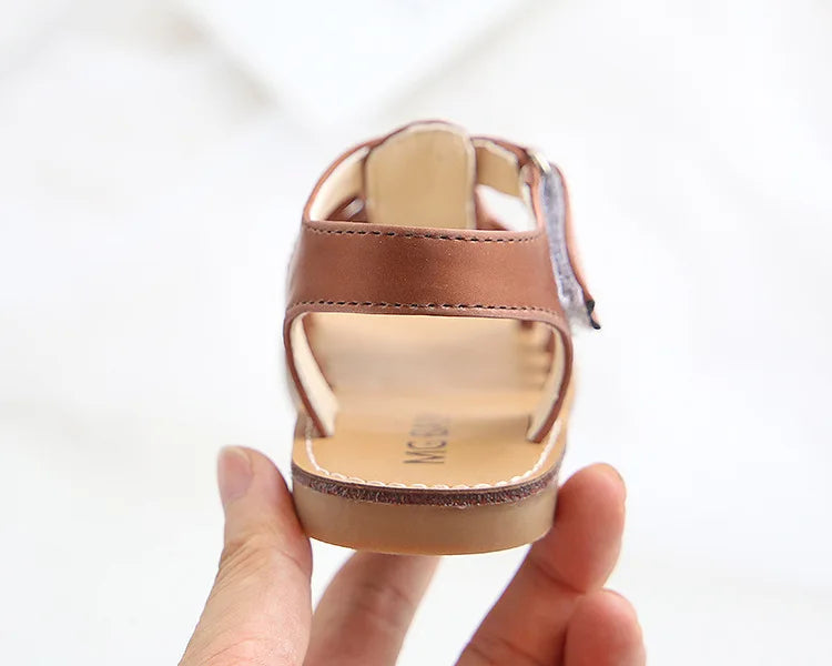 Kid girl Sandals toddler Girls flat Sandals girls braid sandals