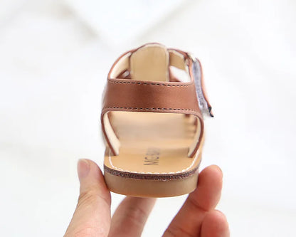 Kid girl Sandals toddler Girls flat Sandals girls braid sandals