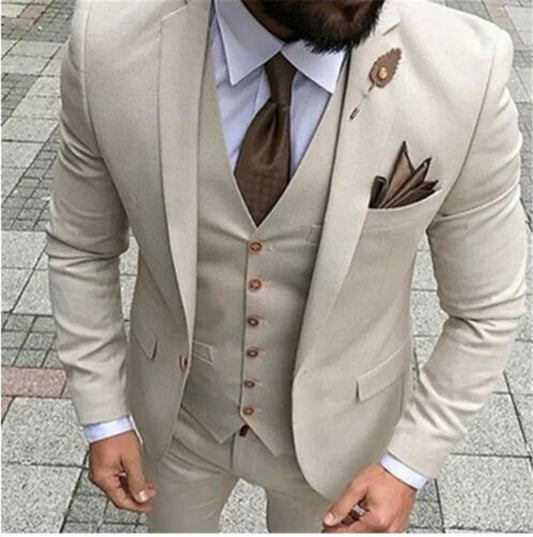 بدلات رجالي بدلة توكسيدو لحفلة موسيقية بقصة ضيقة 3 قطع بدلات زفاف للعريس للرجال
