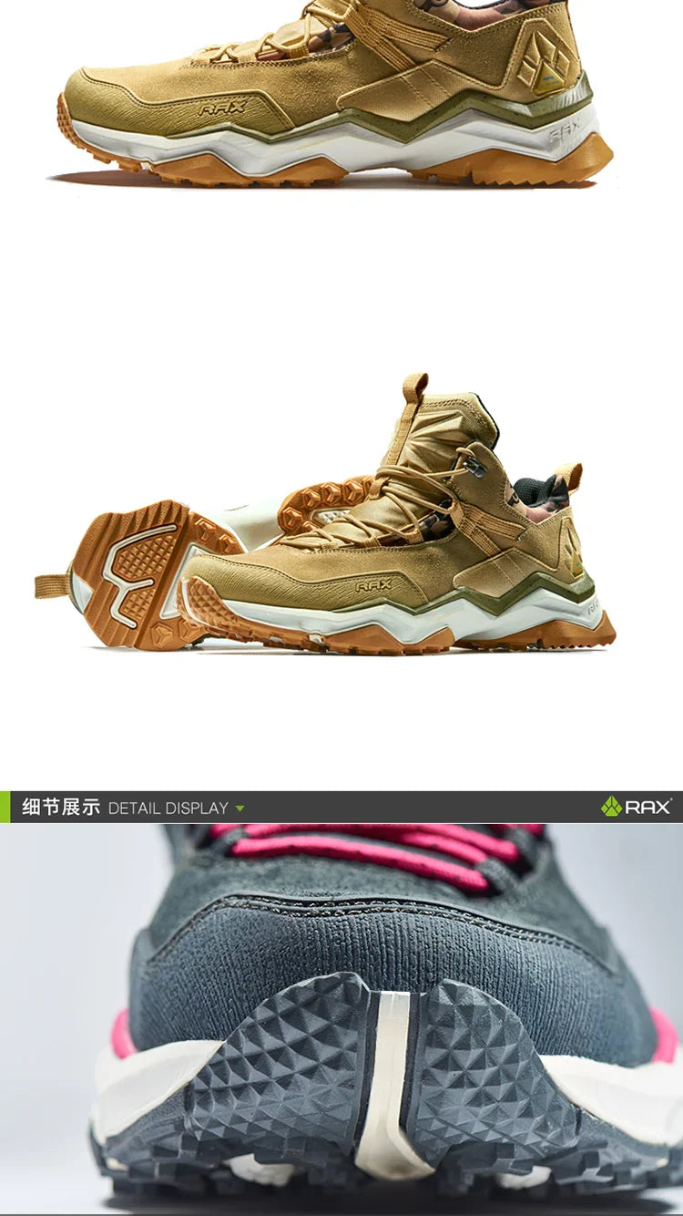 Men Hiking Shoes Waterproof Outdoor Sports Sneakers for Men Trekking Shoes Lightweight Mountain Climbing Shoes Men Antislip