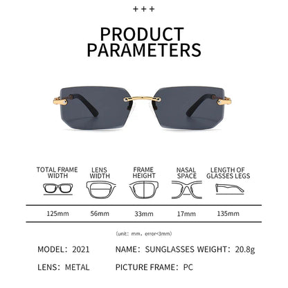 Sunglasses Trendy Small Square Sun Glasses For Female Outdoor Accessory