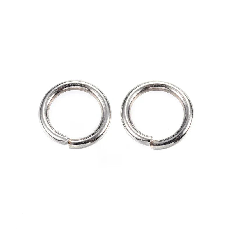 304 Stainless Steel Jump Rings Close Unsoldered Jump Rings for Jewelry Accessories Lovers 4mm 5mm 6mm 7mm 8mm 9mm 10mm