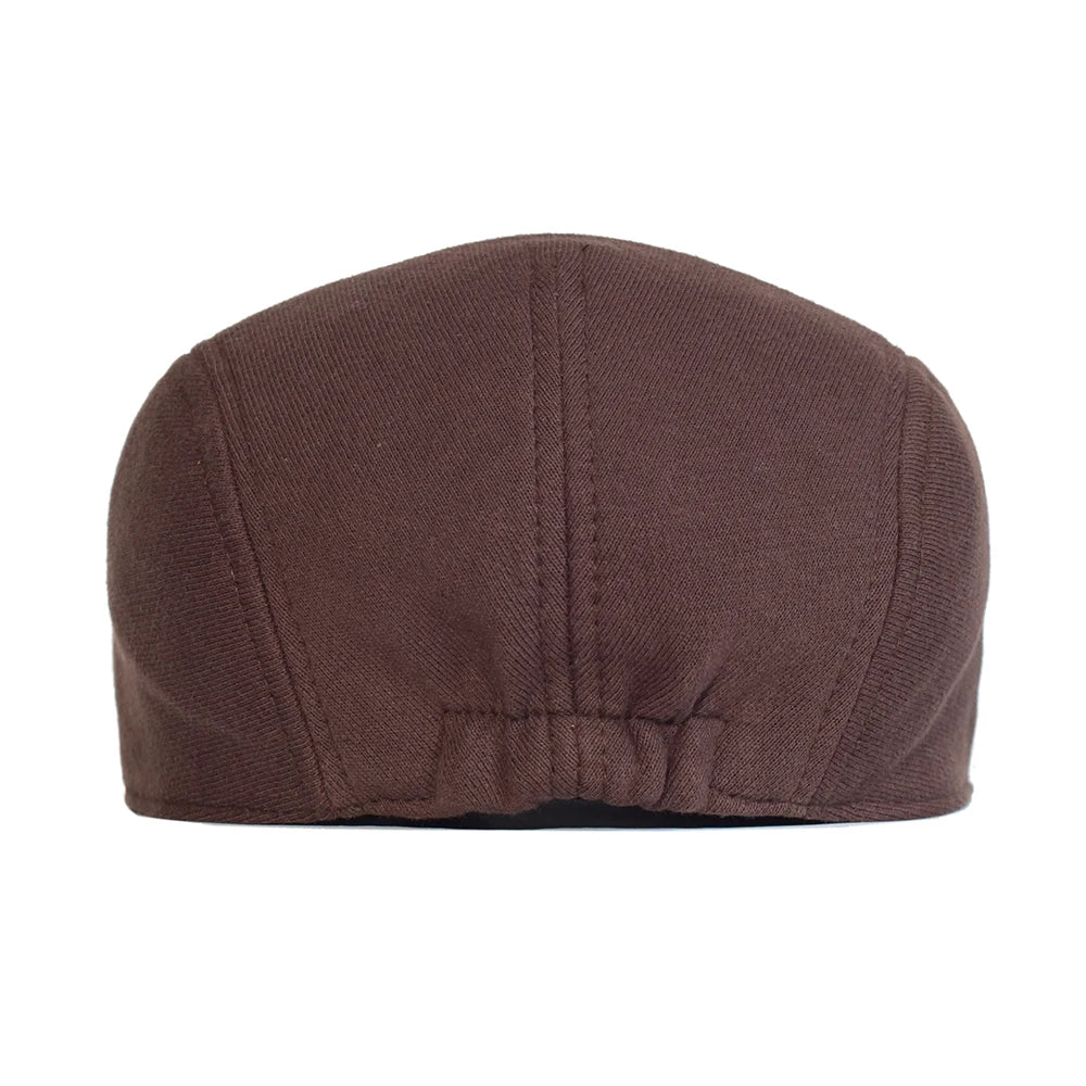 Cotton Newsboy Caps Men Women Hat Soft Casual Beret Solid Unisex Retro Hat Driver Flat Cap The waiter Cap