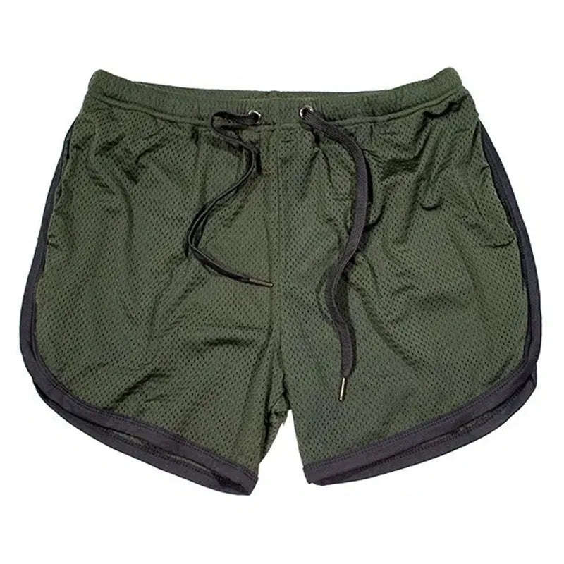 Men's Sports Gym Athletic Shorts Middle Trousers Elastic Band Sports Man
