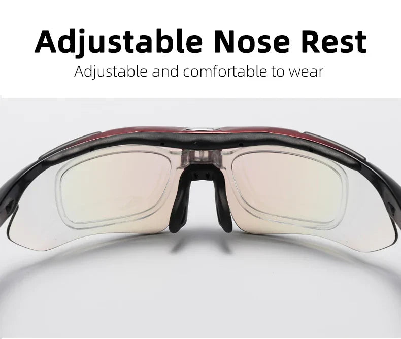 Cycling Polarized glasses Bike Sunglasses Outdoor Sports Sunglasses MTB PC Goggles Eyewear 5/3 Lens Bicycle Accessory