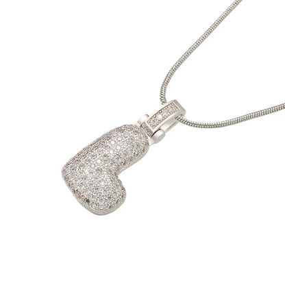 1.25x500mm Fat and lovely crystal brass silver color  letter necklace for women friends birthday gift model: VL34