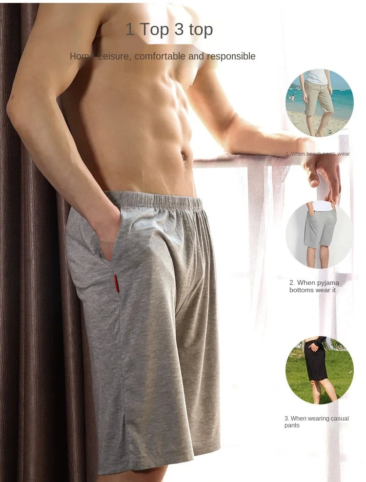Homme Short Mens Jogging Casual Sweatpant Men size 6XL Breathable Home shorts