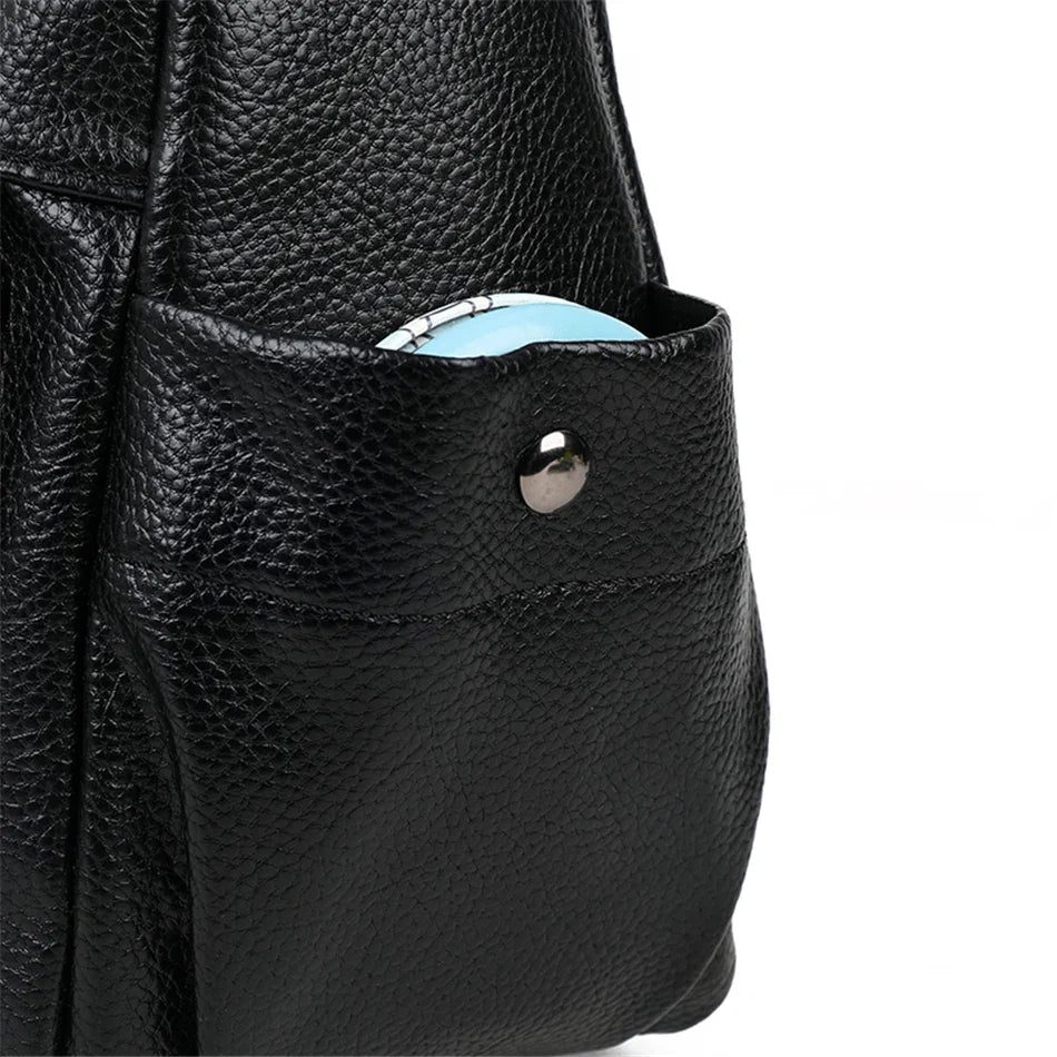 Classic Shoulder Bags High Quality Multi Pockets Soft Leather Crossbody Bags for Women 2024 Designer Luxury Handbags Purses