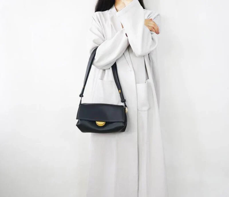Leather Shoulder Bag for Women, Crossbody Bags, Multi Pockets, Adjustable Strap Purse, Luxury Handbag, Brand Design, Fashion