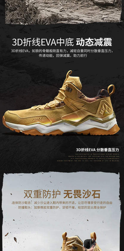 Men Hiking Shoes Waterproof Outdoor Sports Sneakers for Men Trekking Shoes Lightweight Mountain Climbing Shoes Men Antislip