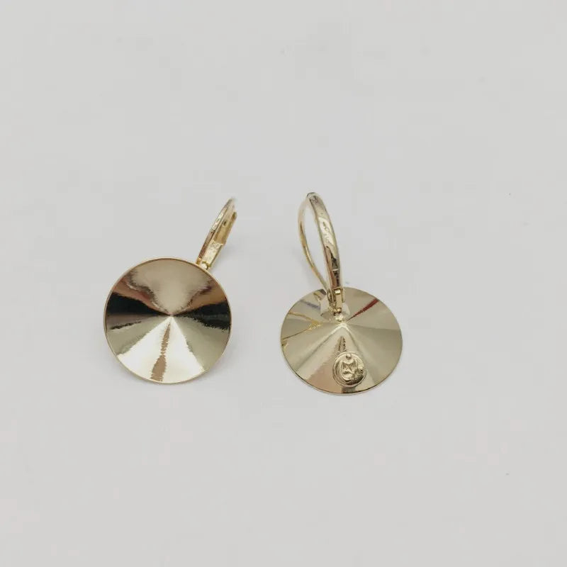 14mm Rivoli Earrings Findings 1122 Austrian Crystal Copper Settings With French Lever Back For Jewelry DIY Making