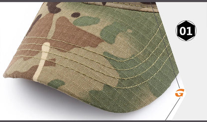 Outdoor Camouflage Adjustable Cap Mesh Tactical Skull Cap Army Airsoft Fishing