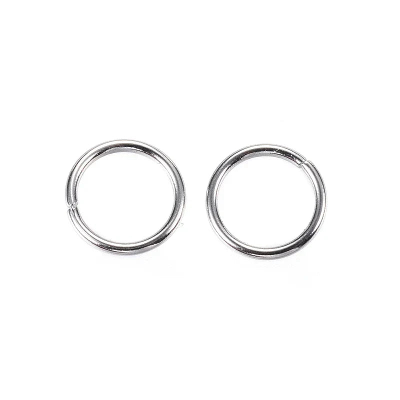 304 Stainless Steel Jump Rings Close Unsoldered Jump Rings for Jewelry Accessories Lovers 4mm 5mm 6mm 7mm 8mm 9mm 10mm