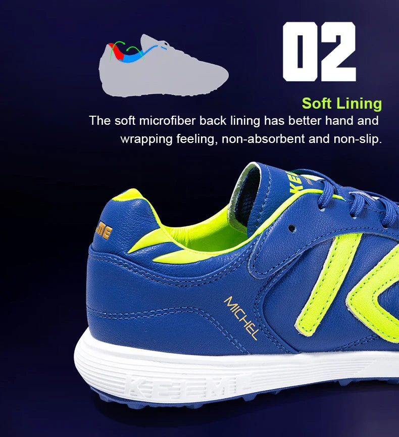 Soccer Shoes TF Football Boots Calf-Skin Cleats  Professional Futsal Original Football Training  Sneakers  ZX80011017