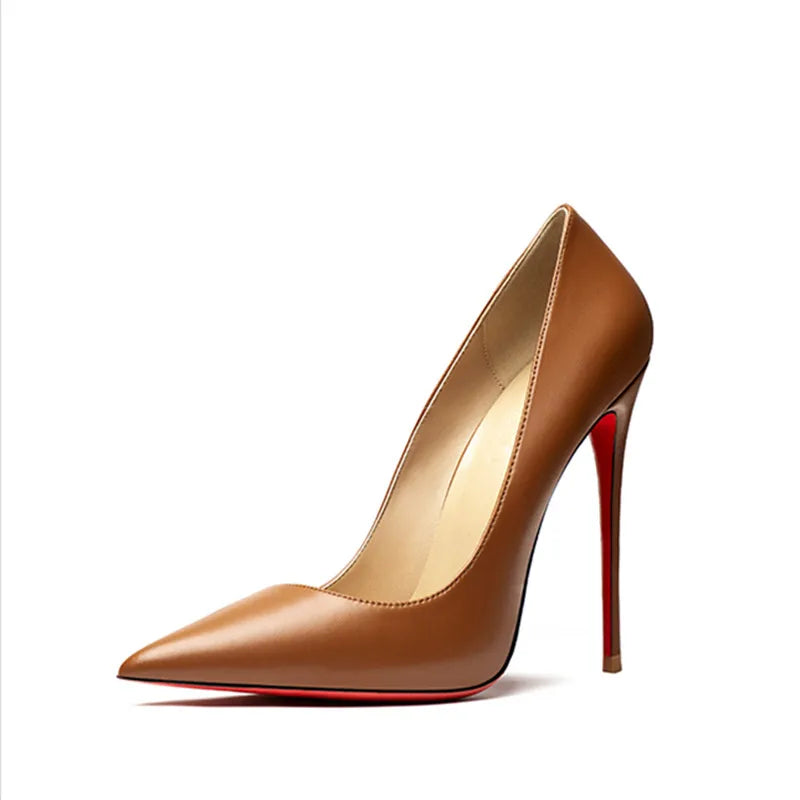 Women Sexy pumps Red Bottom Shoes Spring Summer Ladies Fashion Stilettos Formal Party Woman High Heels for Wedding