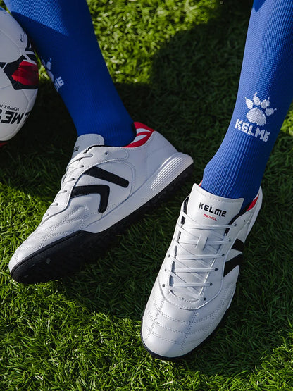 Soccer Shoes TF Football Boots Calf-Skin Cleats  Professional Futsal Original Football Training  Sneakers  ZX80011017