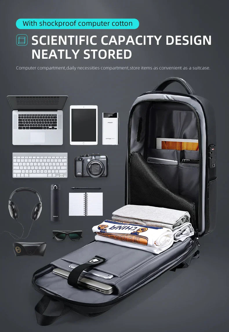 Brand Laptop Backpack Anti-theft Waterproof School Backpacks USB Charging Men Business Travel Bag Backpack New Design