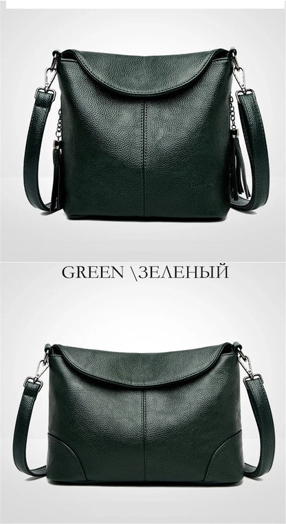 Soft Leather Crossbody Bags for Women 2024 Luxury Handbags Women Bags Designer Female Casual Hand Shoulder Bag bolsos de mujer