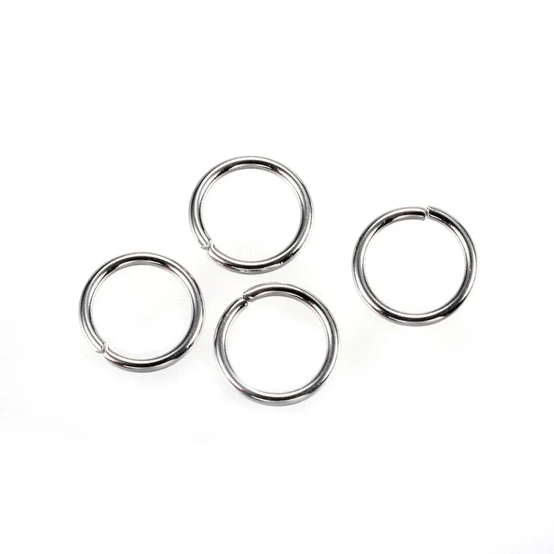 304 Stainless Steel Jump Rings Close Unsoldered Jump Rings for Jewelry Accessories Lovers 4mm 5mm 6mm 7mm 8mm 9mm 10mm