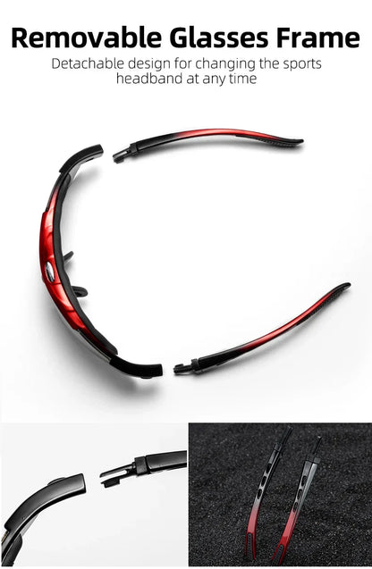 Cycling Polarized glasses Bike Sunglasses Outdoor Sports Sunglasses MTB PC Goggles Eyewear 5/3 Lens Bicycle Accessory