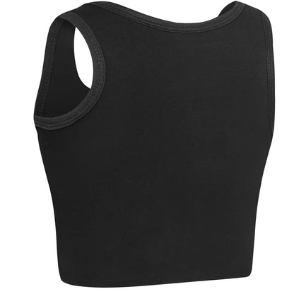 Women Tomboy Trans Elastic Chest Binder Breathable Cotton Slim Fit Tank Top