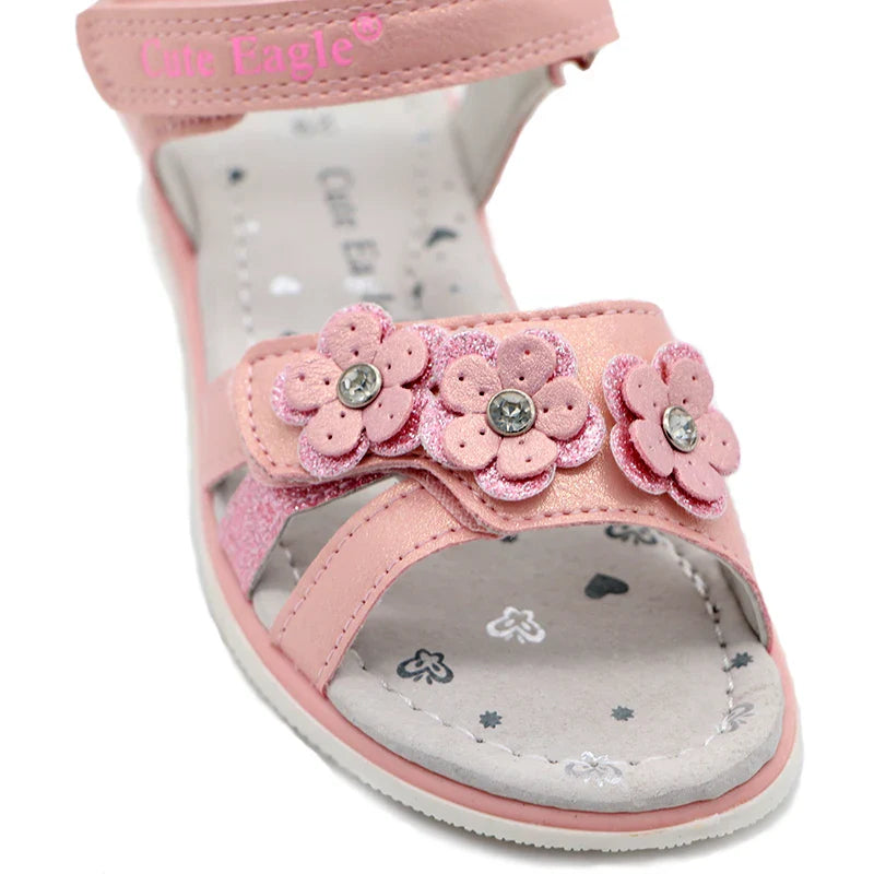 Girls Sandals Brand Sandals Child Summer Cut-outs Rubber Leather School Sport Shoes Breathable Open Toe Casual Sandals Girls New