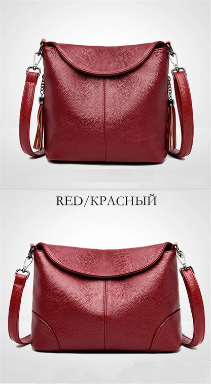 Soft Leather Crossbody Bags for Women 2024 Luxury Handbags Women Bags Designer Female Casual Hand Shoulder Bag bolsos de mujer