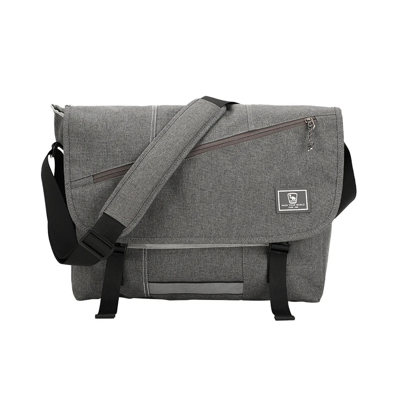 15 Inch Laptop Men Messenger Bag Fashion Travel Sling Shoulder Bag Men's Canvas Briefcase Male Crossbody Pack For Teenages
