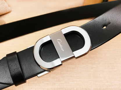 2026 Ciartuar official store new design belt high quality for men genuine leather first layer luxry buckle