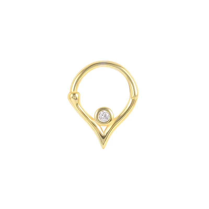 Multible Crystal Hoop Earrings for Women 2021 925 Sterling Silver Ear Nose Jewelry Earrings Heart Round joyas de plata 925