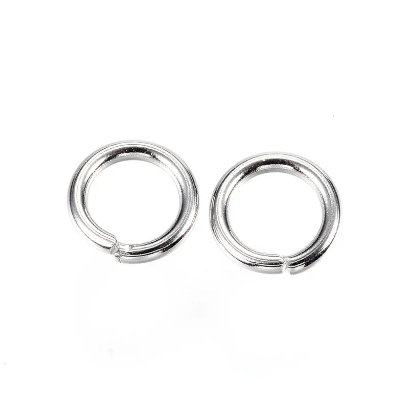 304 Stainless Steel Jump Rings Close Unsoldered Jump Rings for Jewelry Accessories Lovers 4mm 5mm 6mm 7mm 8mm 9mm 10mm