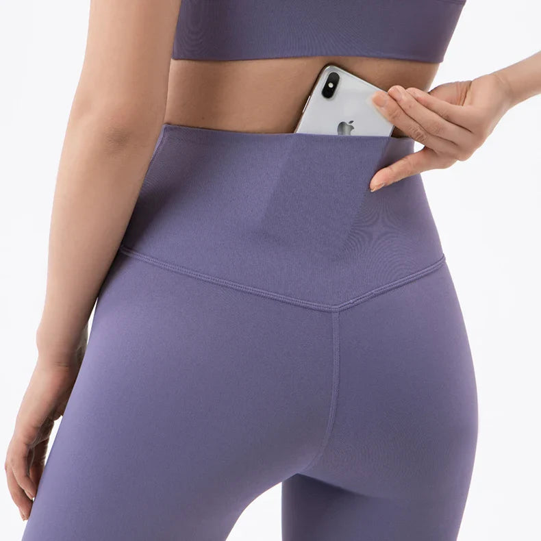 SOISOU Nylon Yoga Set Women's Tracksuit Gym Fitness Set Woman 2 Pieces Leggings Sports Bra Breathable Sportwear Woman Clothes