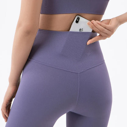 SOISOU Nylon Yoga Set Women's Tracksuit Gym Fitness Set Woman 2 Pieces Leggings Sports Bra Breathable Sportwear Woman Clothes