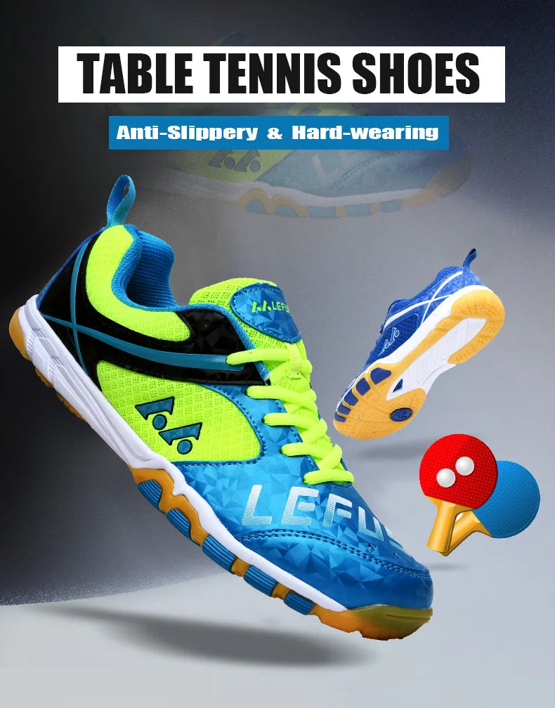 Men Professional Table Tennis Shoes Couple Badminton Shoes Competition Tennis Training Sneakers Men's Sports Shoes
