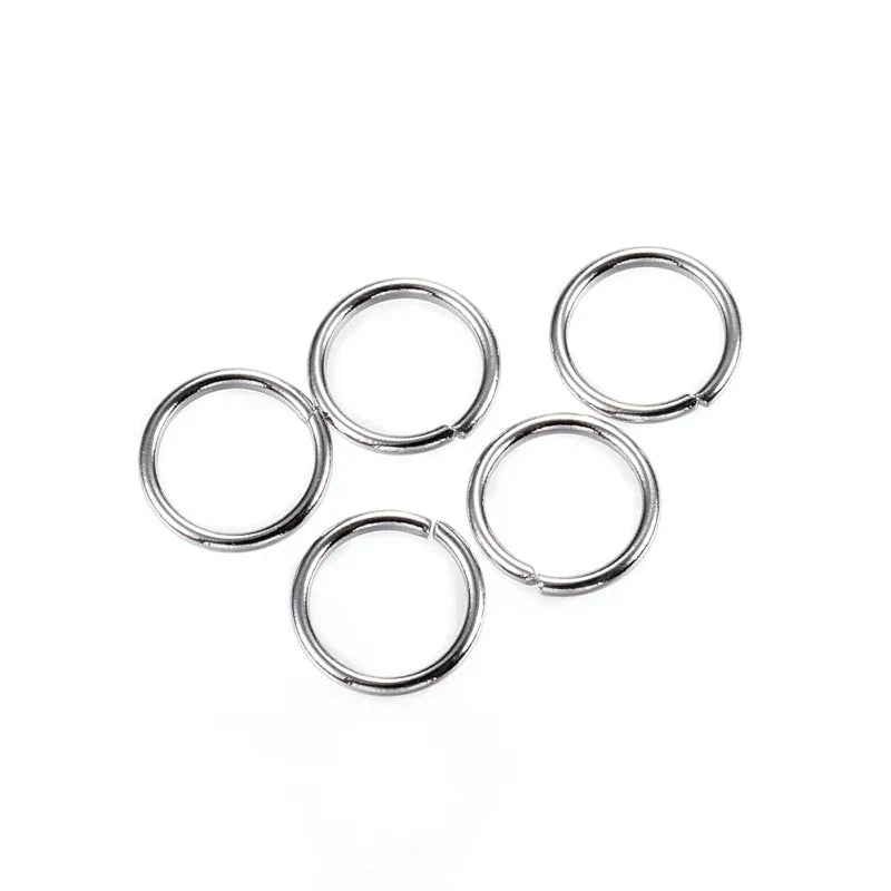 304 Stainless Steel Jump Rings Close Unsoldered Jump Rings for Jewelry Accessories Lovers 4mm 5mm 6mm 7mm 8mm 9mm 10mm