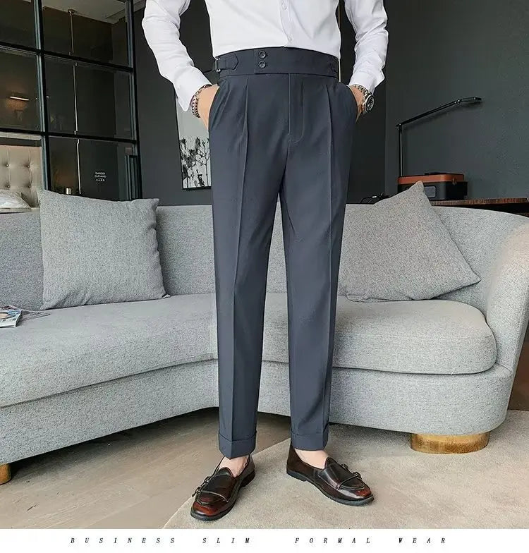 Support Customization of One Item Summer Men's Casual Trend Straight Leg Pants Fashionable and Cool Men's Loose Pants