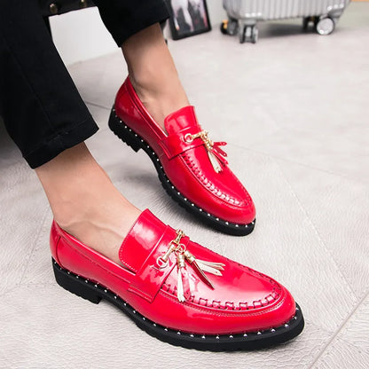 Men loafers Mens loafers leather Man shoes leather tassel Mocassin homme Calzado hombre Zapatos de hombre Men shoes
