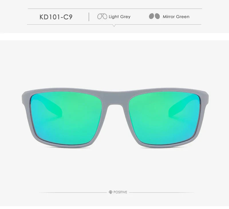 Rectangular Ultra Light Sports Sunglasses Men Polarized TAC 1.1mm Thickness Lens Driving Sun Glasses Women Cat.3