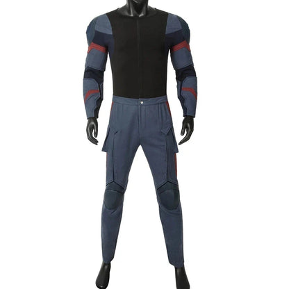 Captain Steven Rogers Cosplay Costume Adult Superhero Battle Uniform Costume Halloween Carnival Suits With Boots