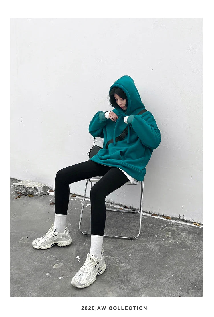 Spring Autumn Women's Solid Color Loose Long Sleeve T-shirt O-neck Basic Top Bottomed Shirt Casual  Tshirt Woman Female