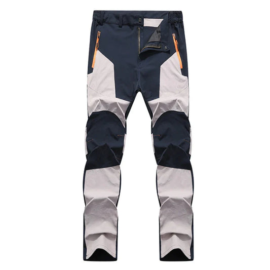 Men's Hiking Pants Summer ultra-thin, Breathable and cool Quick Dry Lightweight Cargo Work Golf Travel Pants with Zipper Pocket