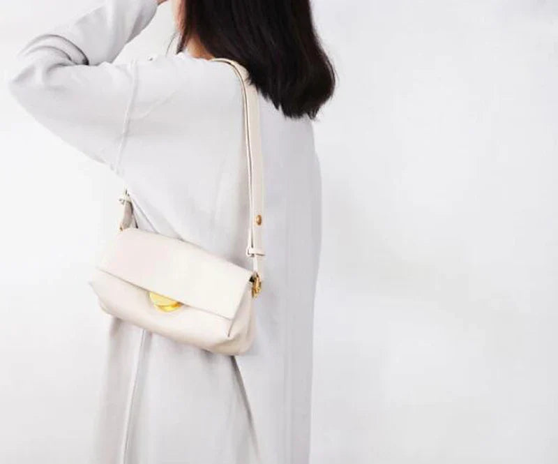 Leather Shoulder Bag for Women, Crossbody Bags, Multi Pockets, Adjustable Strap Purse, Luxury Handbag, Brand Design, Fashion