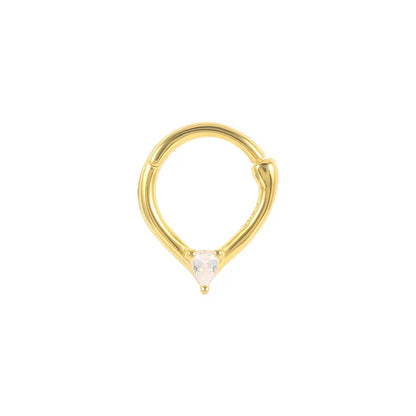 Multible Crystal Hoop Earrings for Women 2021 925 Sterling Silver Ear Nose Jewelry Earrings Heart Round joyas de plata 925