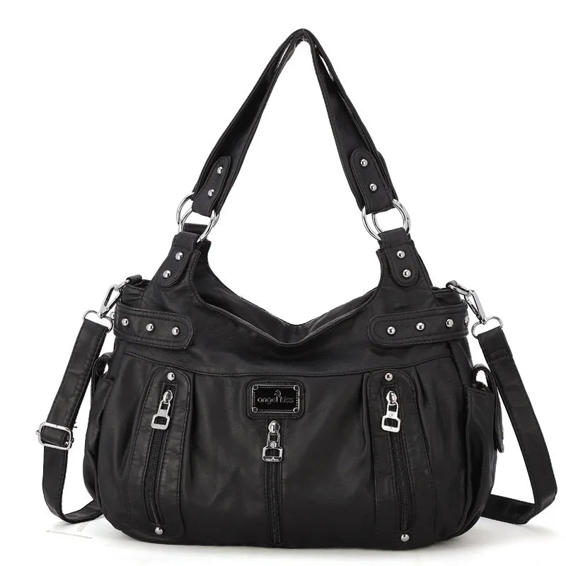 Winter Fashion Shoulder Bag for Women Soft PU Crossbody Handbg Large Capacity Messenger Bag Hobos Big Purse