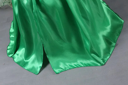 Princess Party Green Dress Girl Elsa Disfraz Costume Birthday Dress Kids 3 4 5 6 7 8 9 10 Years